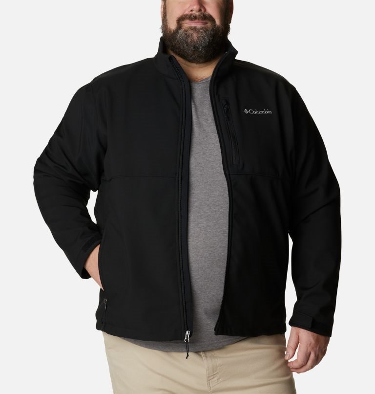 Men's Columbia Ascender Shell Jackets Black | Plus Size CA-A36L0